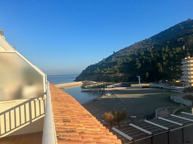 Magnific apartament amb terrassa i vistes al port de Colera